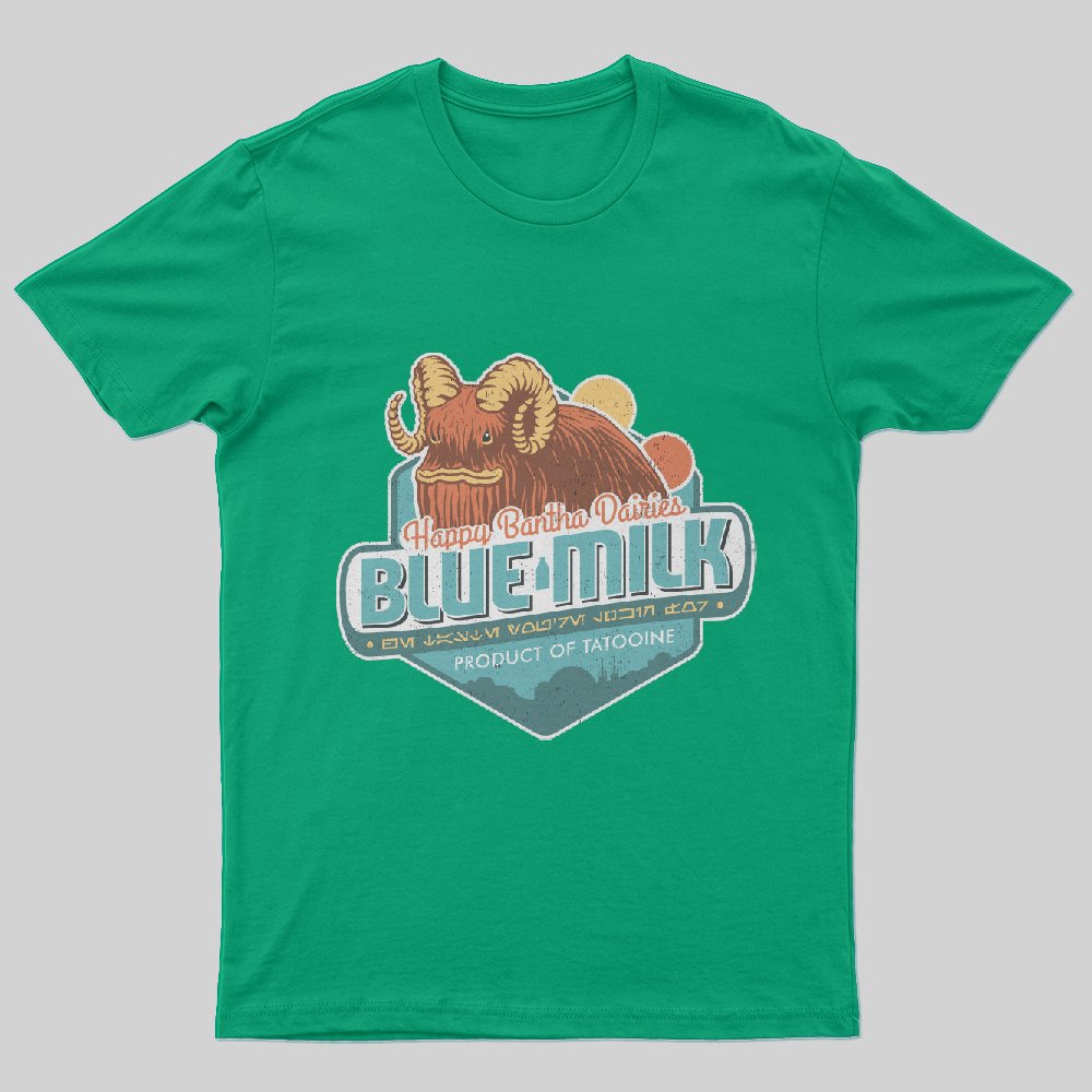 Blue Milk T-Shirt - Geeksoutfit