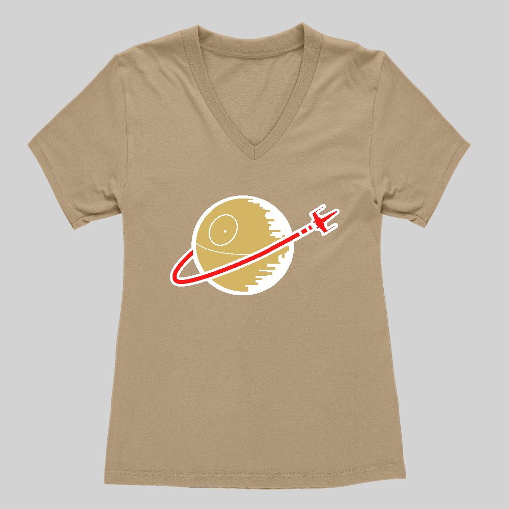 Bricks and Ships Women's V-Neck T-shirt - Geeksoutfit