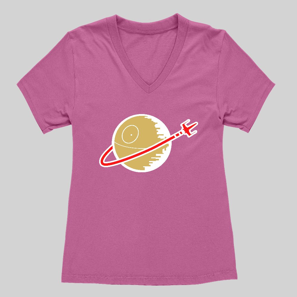 Bricks and Ships Women's V-Neck T-shirt - Geeksoutfit