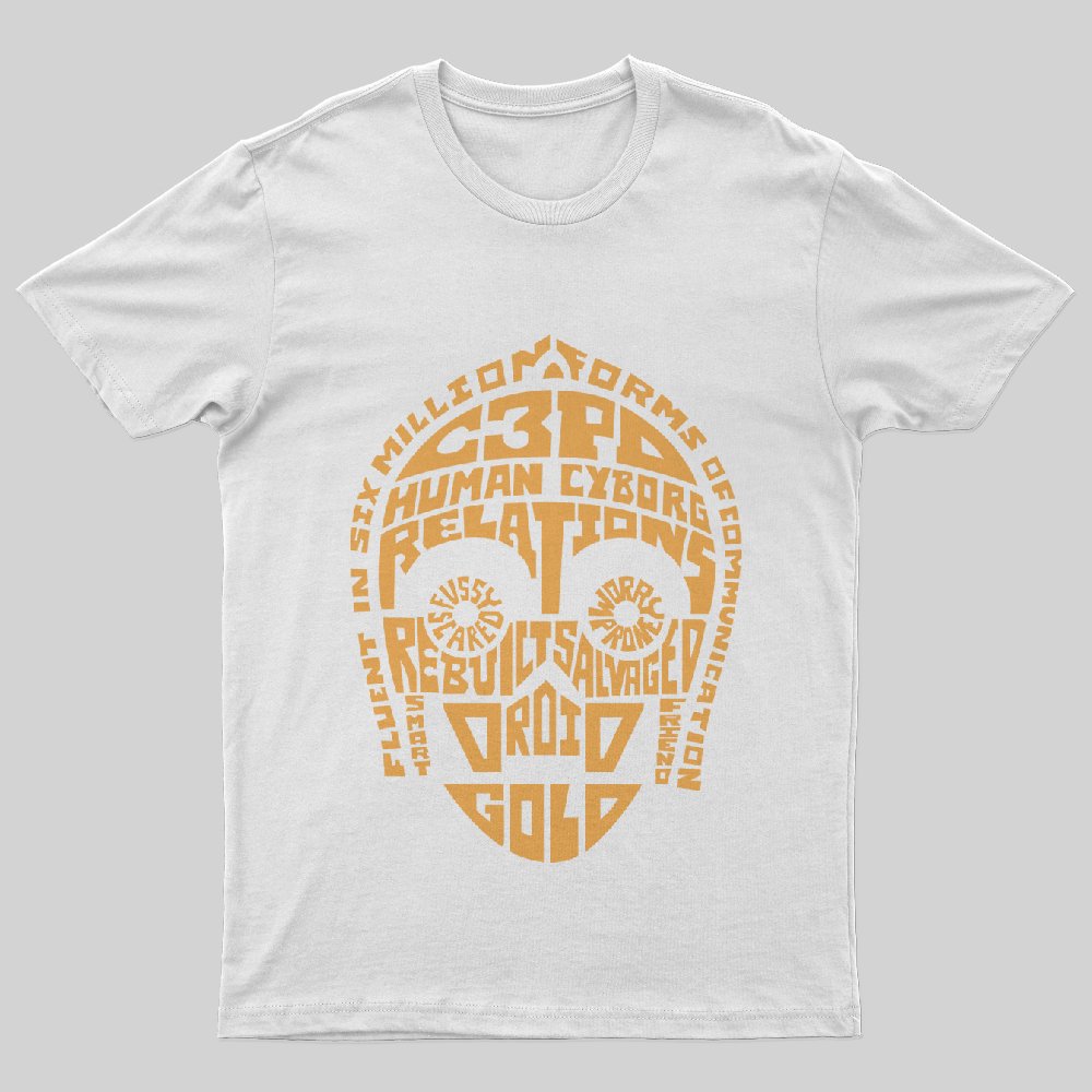 C-3PO Quotes T-Shirt - Geeksoutfit