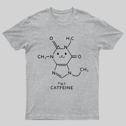 Catfeine Molecule T-shirt - Geeksoutfit