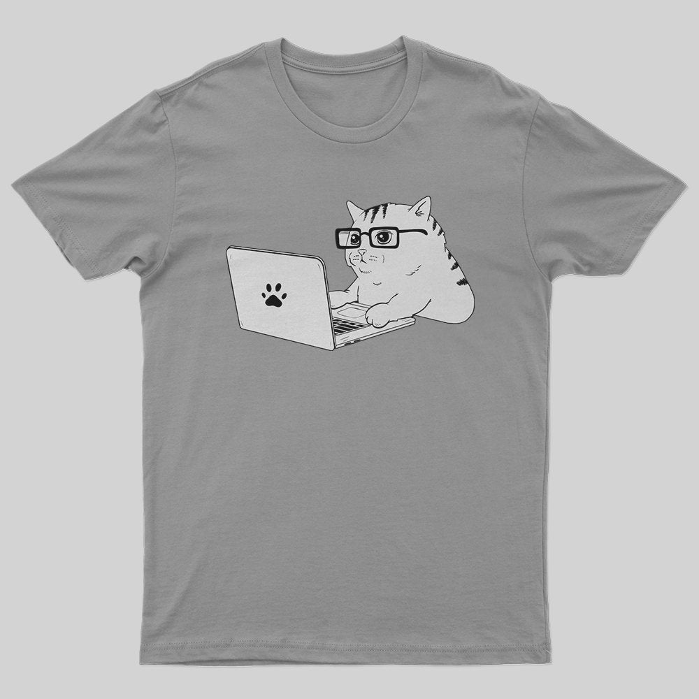 Cats & Computers Geek T-Shirt - Geeksoutfit