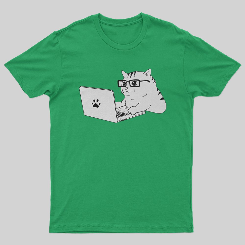 Cats & Computers Geek T-Shirt - Geeksoutfit