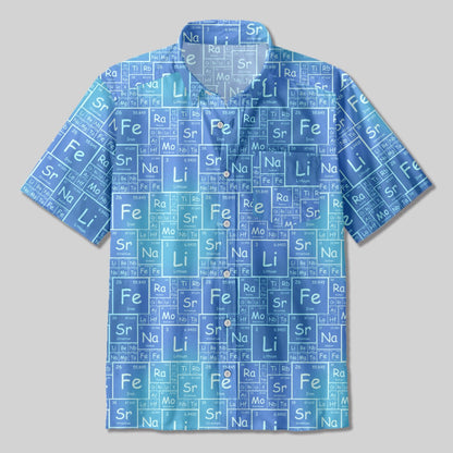 Chemical Element Wall Button Up Pocket Shirt - Geeksoutfit