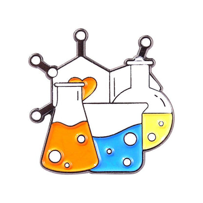 Chemistry Enamel Pins - Geeksoutfit