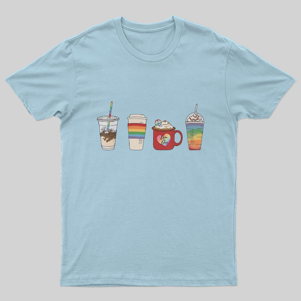 Coffee LGBT T-Shirt - Geeksoutfit