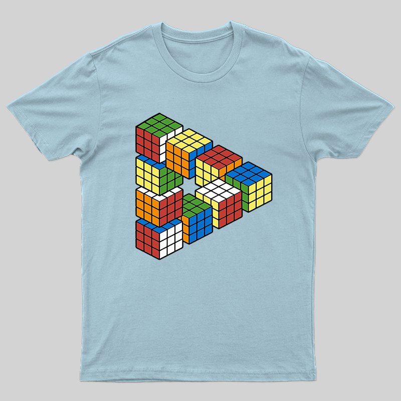 Composition of Falling Blocks T-shirt - Geeksoutfit