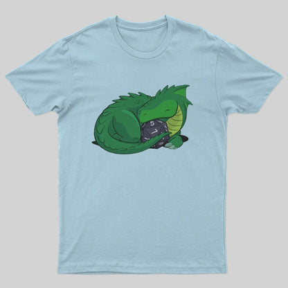 D20 Green Dragon T-Shirt - Geeksoutfit