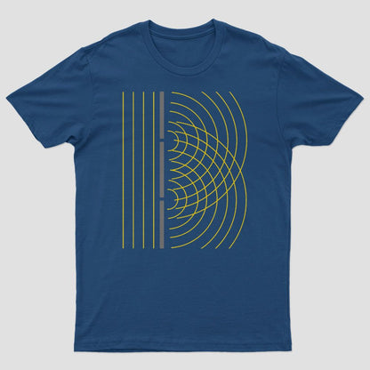Double Slit Light Wave Particle Science Experiment T-Shirt - Geeksoutfit