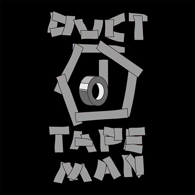 Duct Tape Man T-shirt - Geeksoutfit