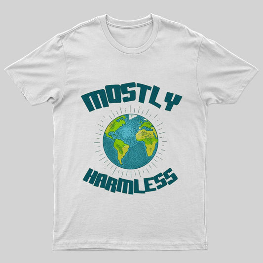 Earth: Mostly Harmless T-shirt - Geeksoutfit