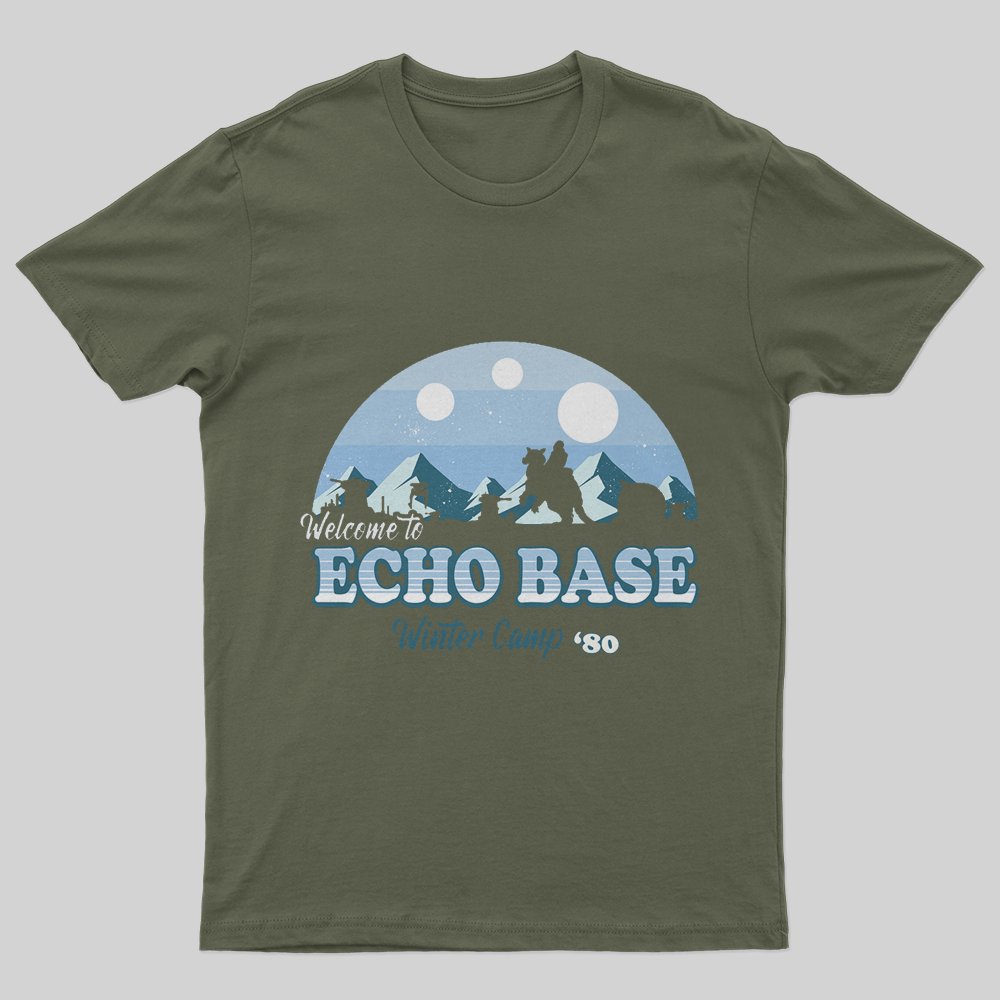Echo Base Winter Camp T-Shirt - Geeksoutfit