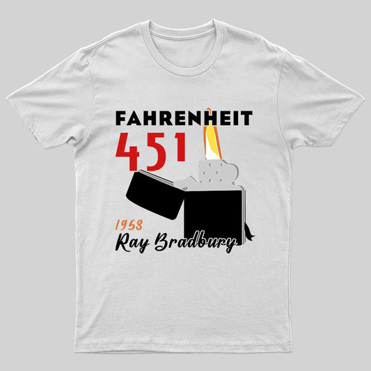 Fahrenheit 451 by Ray Bradbury T-shirt - Geeksoutfit