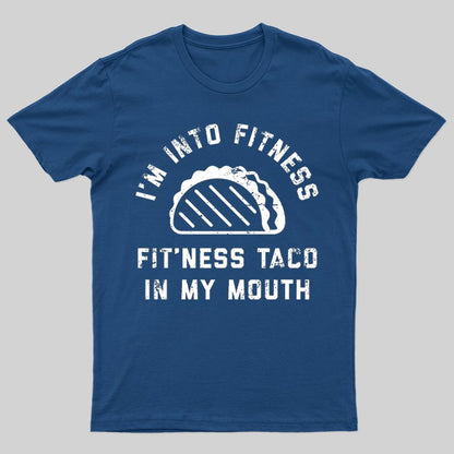 Fitness Taco In My Mouth Donkey T-Shirt - Geeksoutfit