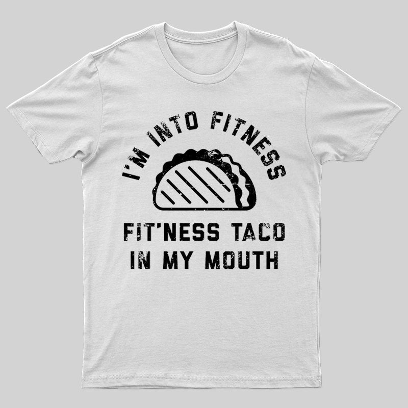 Fitness Taco In My Mouth Donkey T-Shirt - Geeksoutfit