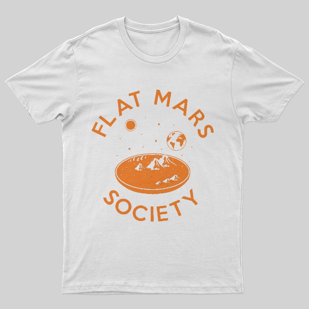Flat Mars T-Shirt - Geeksoutfit