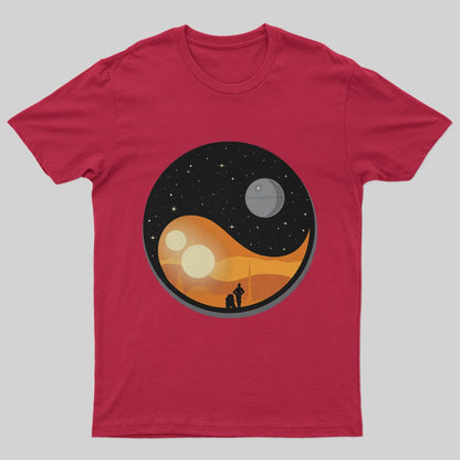 Galactic Balance T-Shirt - Geeksoutfit