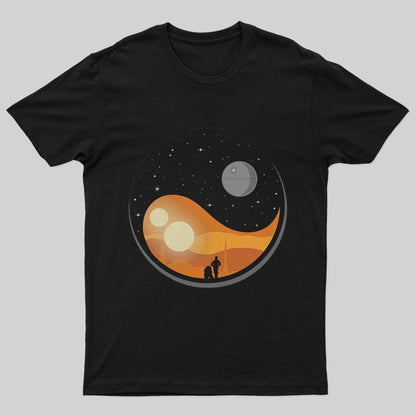 Galactic Balance T-Shirt - Geeksoutfit