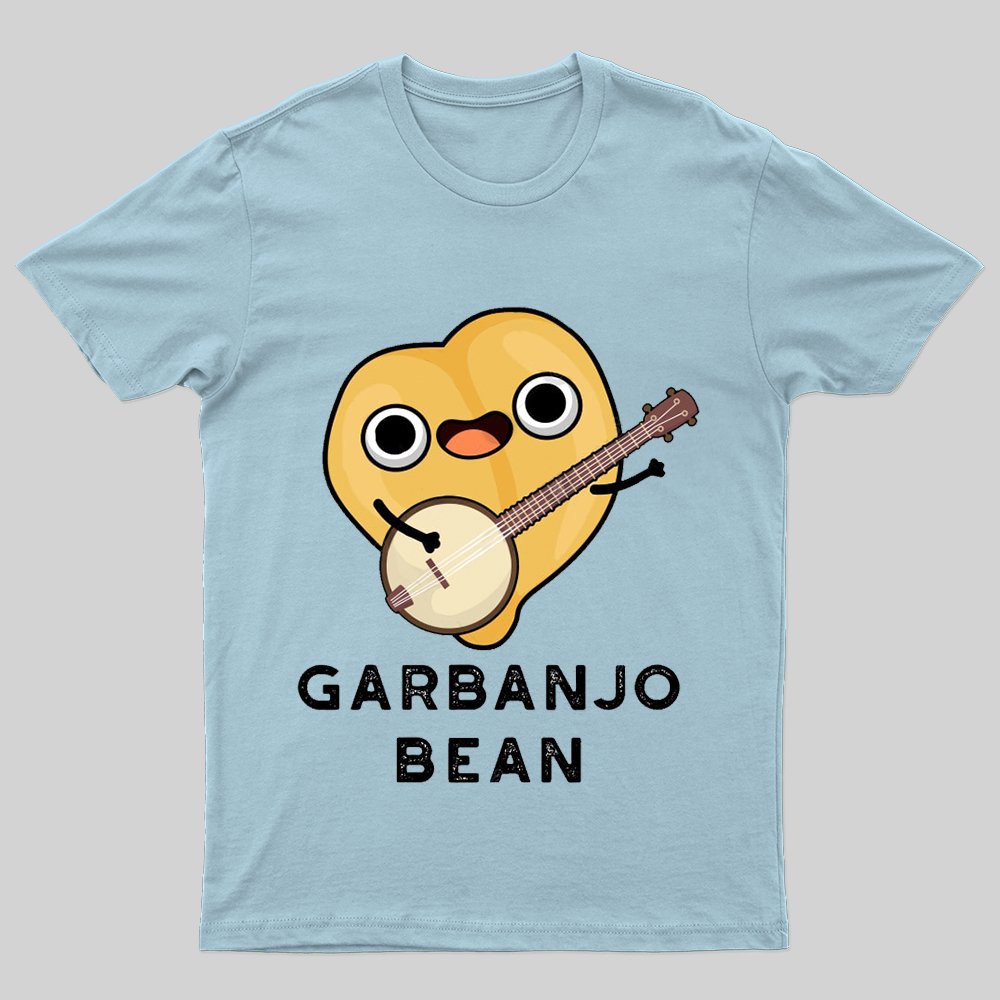 Gar-banjo Bean Cute Garbanzo Banjo Pun T-shirt - Geeksoutfit