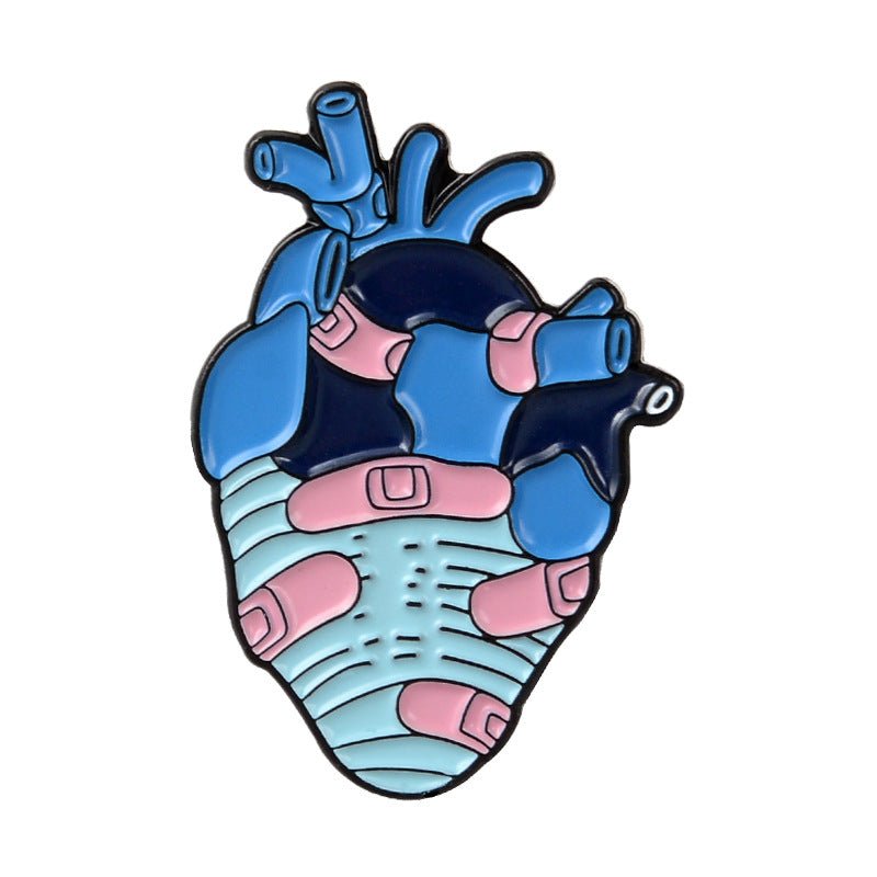 Heart Enamel Pins - Geeksoutfit