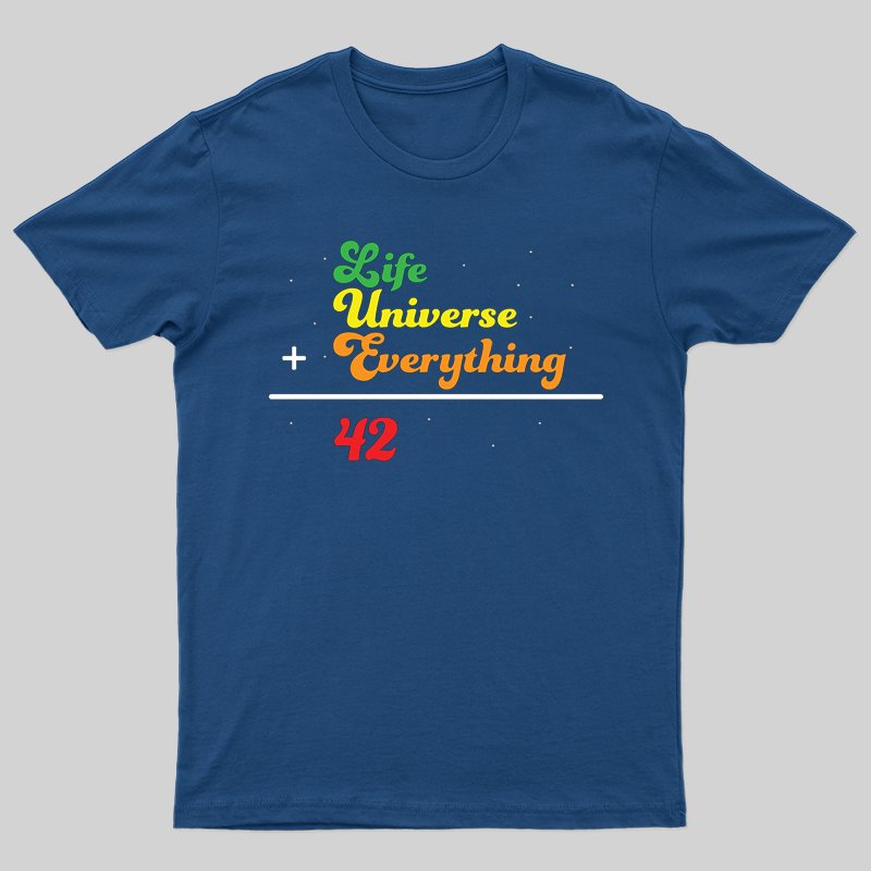 Hitchhiker Math T-shirt - Geeksoutfit