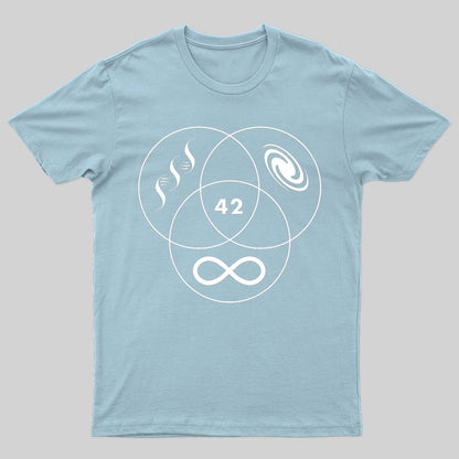 Hitchhikers Guide To The Galaxy 42 T-shirt - Geeksoutfit