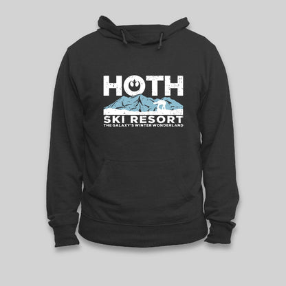 Hoth Ski Resort Hoodie - Geeksoutfit