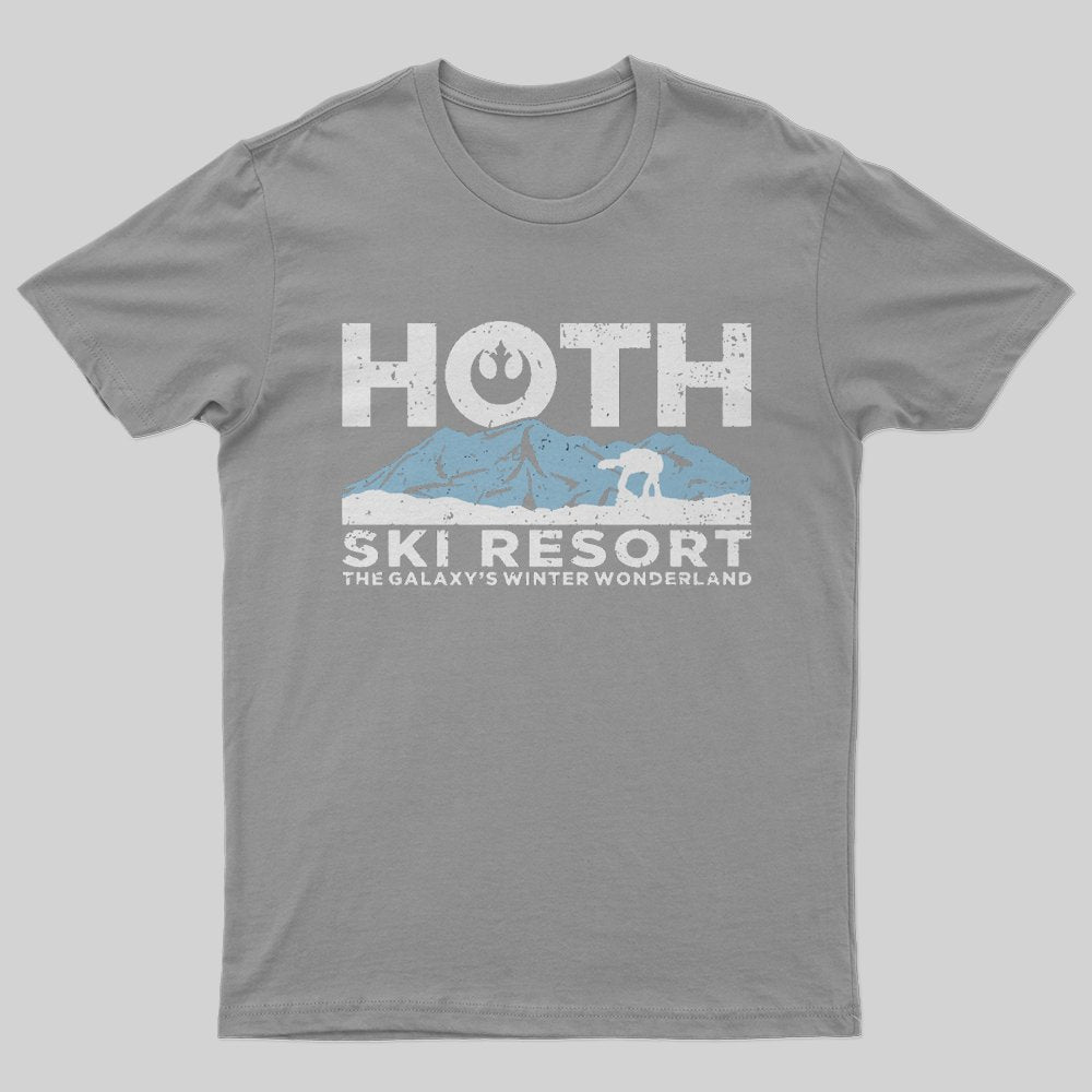 Hoth Ski Resort T-Shirt - Geeksoutfit