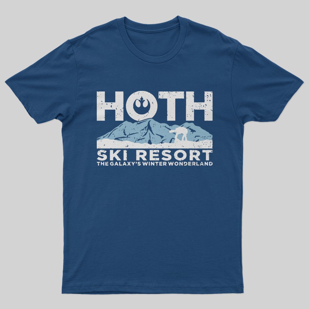 Hoth Ski Resort T-Shirt - Geeksoutfit