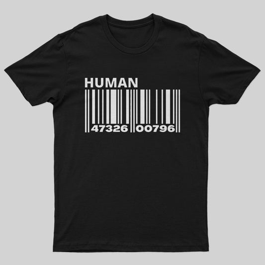 Human Barcode T-Shirt - Geeksoutfit