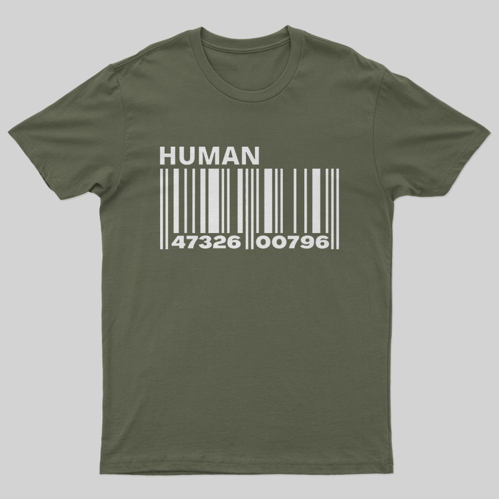 Human Barcode T-Shirt - Geeksoutfit