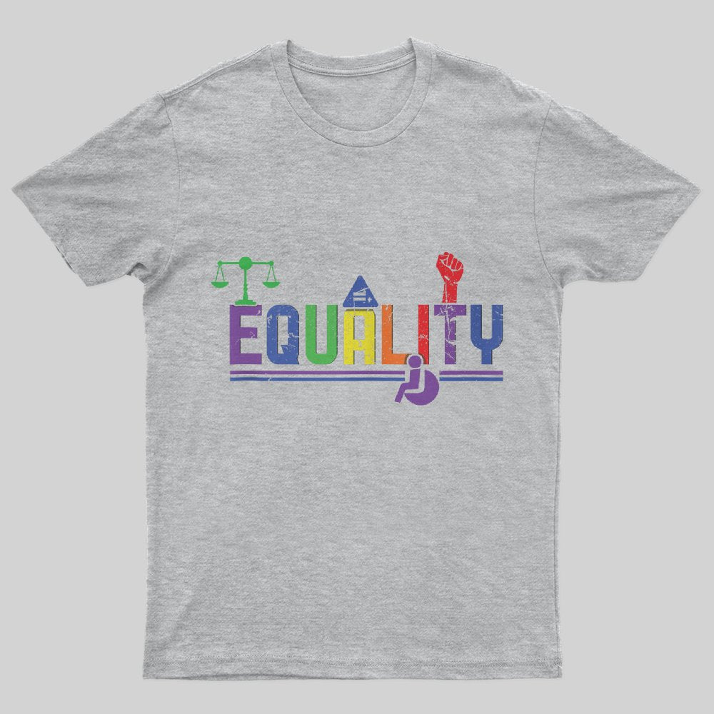 Humanity Support Equality Rainbow LGBT Pride Month T-Shirt - Geeksoutfit