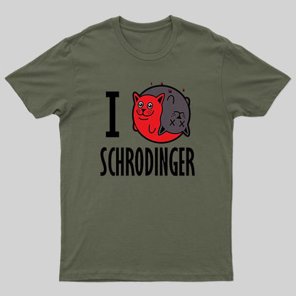 I Heart Schrodinger T-shirt - Geeksoutfit