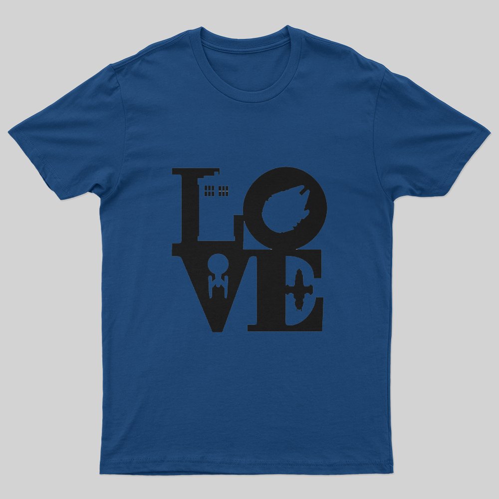 I Love Scifi T-Shirt - Geeksoutfit