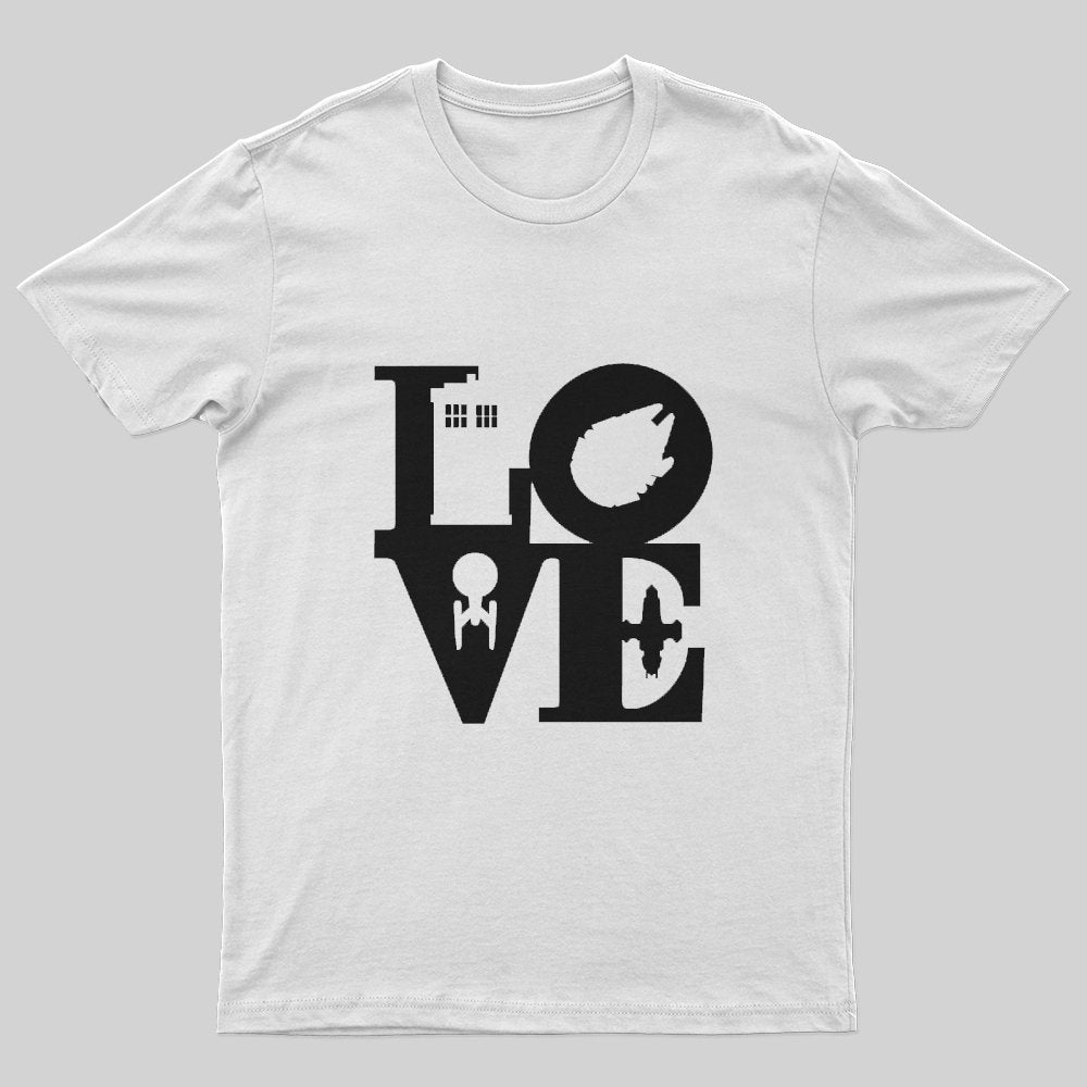 I Love Scifi T-Shirt - Geeksoutfit