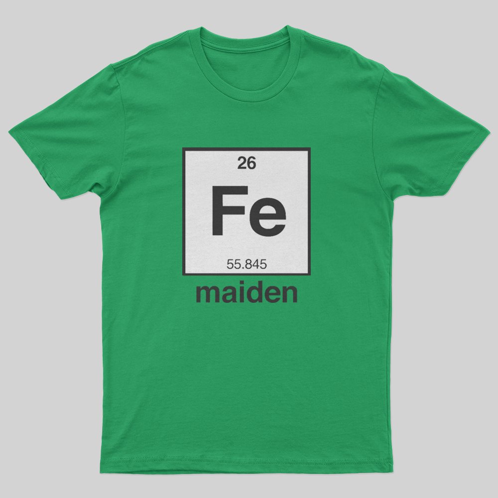Iron Maiden (Fe) T-Shirt - Geeksoutfit