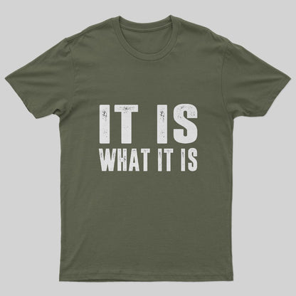 IT IS WHAT IT IS T-Shirt - Geeksoutfit