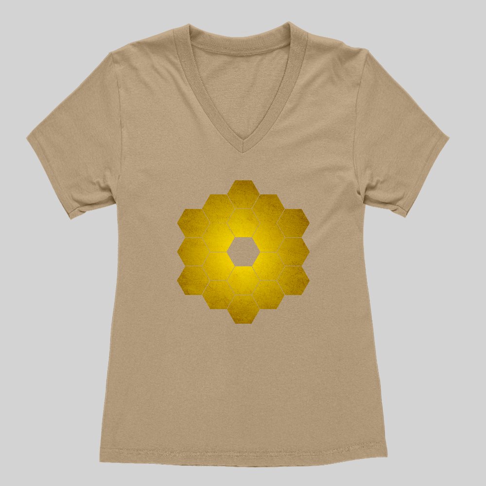 James Webb Space Telescope Women's V-Neck T-shirt - Geeksoutfit