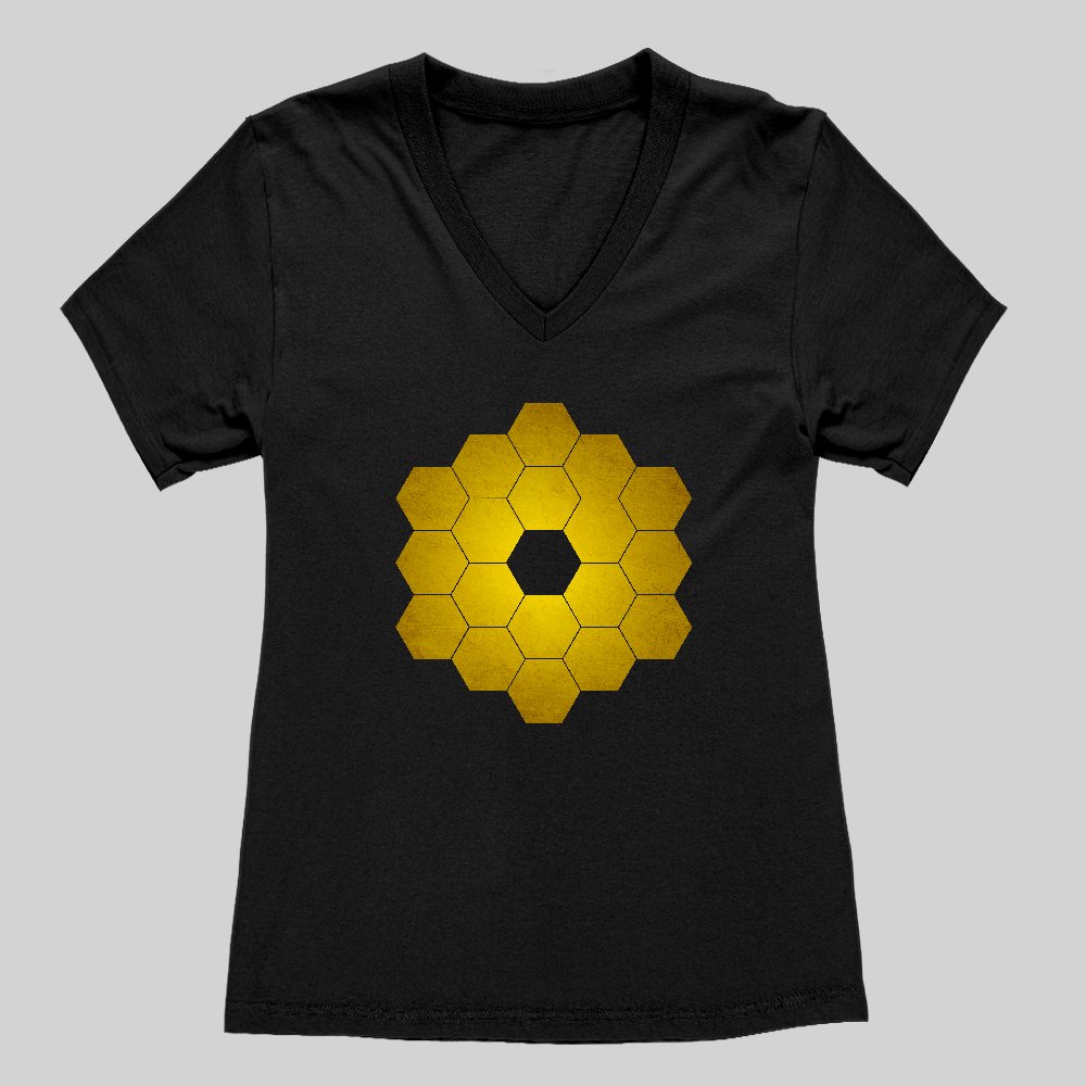 James Webb Space Telescope Women's V-Neck T-shirt - Geeksoutfit