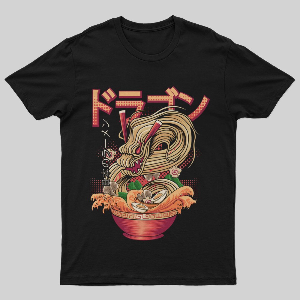 Japanese Dragon T-Shirt - Geeksoutfit