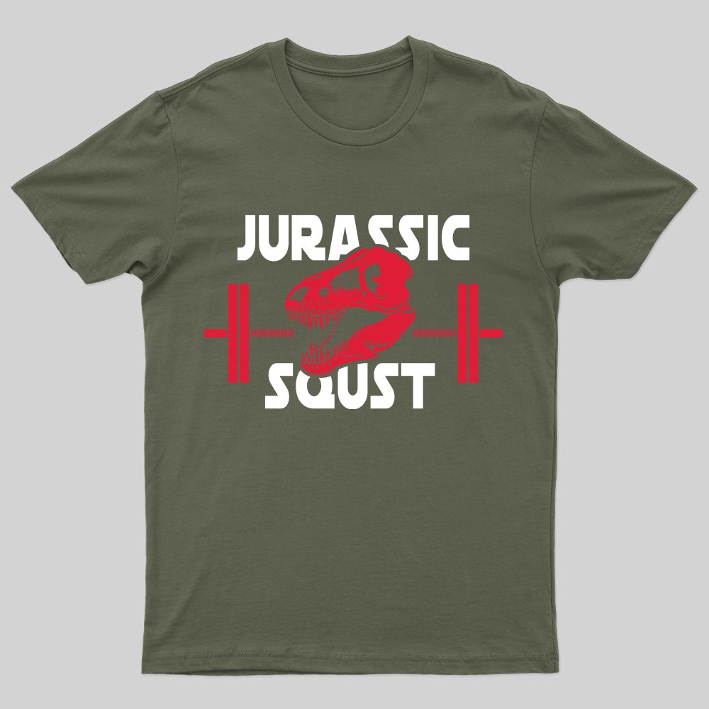 Jurassic Squat T-shirt - Geeksoutfit