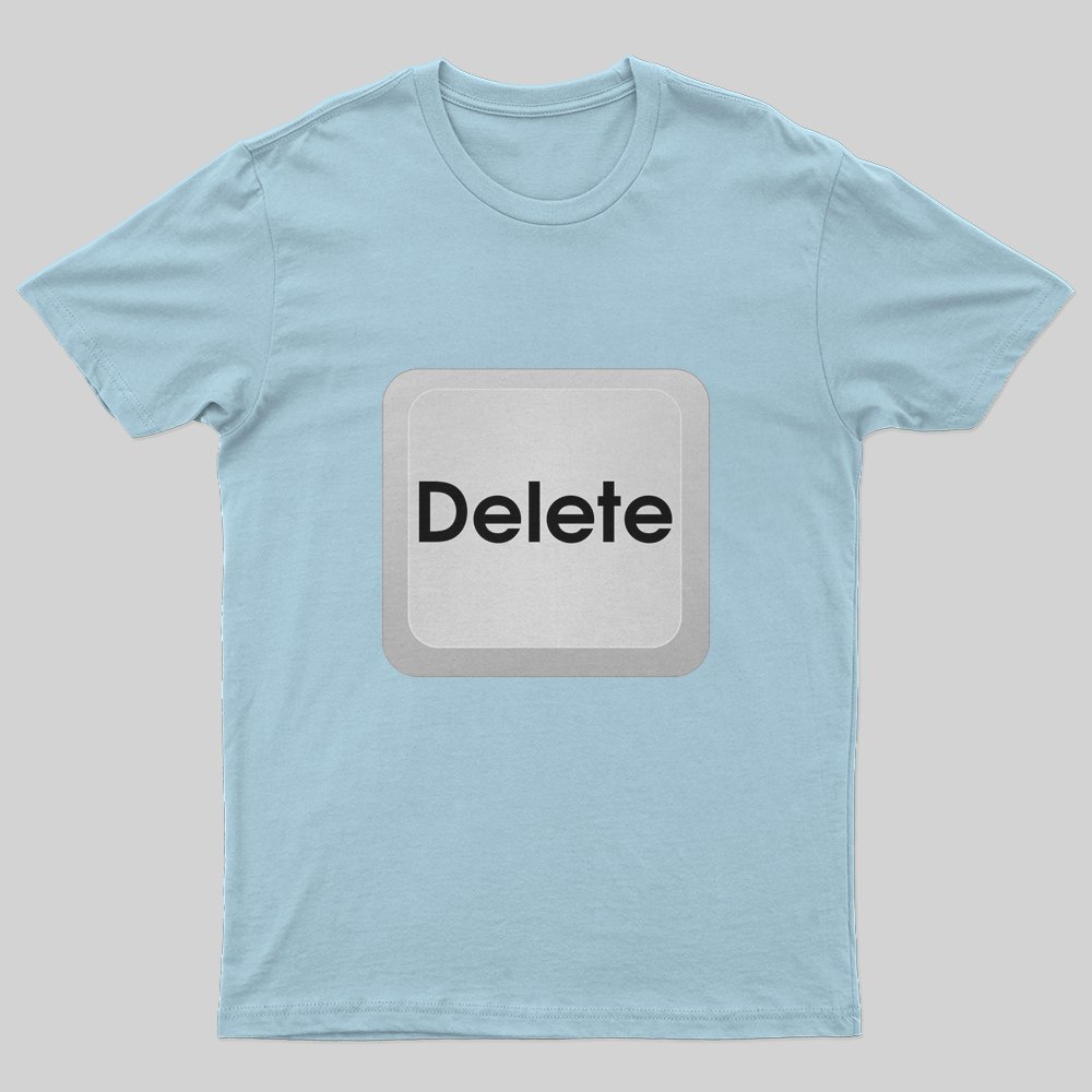 Keyboard Delete Key T-Shirt - Geeksoutfit
