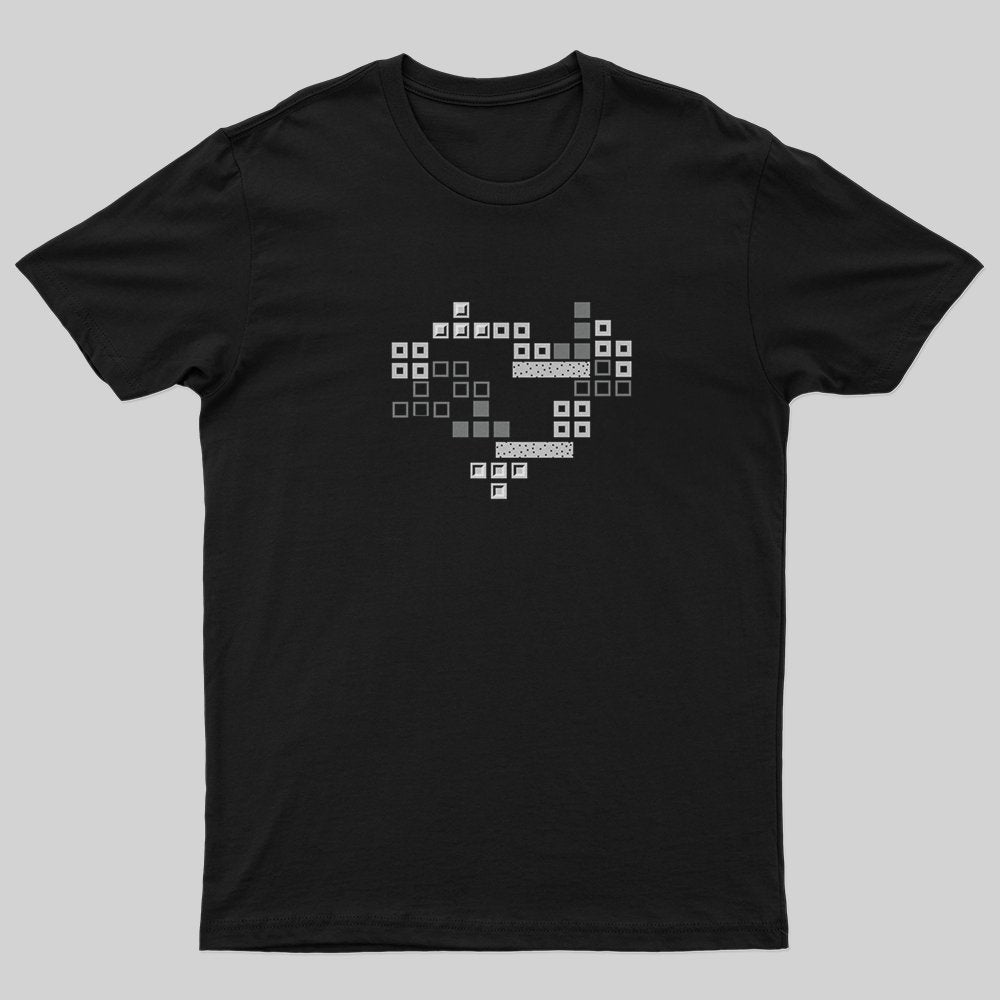 Keyboard Heart T-Shirt - Geeksoutfit