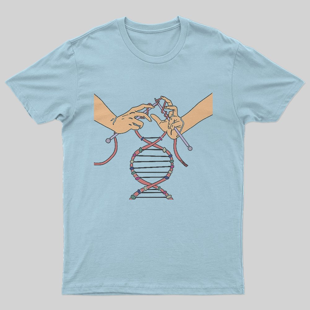 Knitting DNA T-Shirt - Geeksoutfit