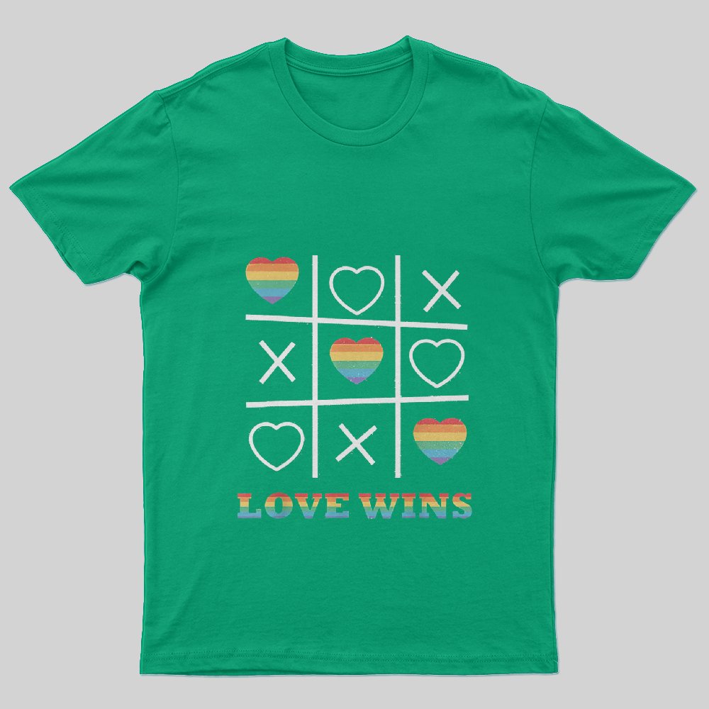 Lgbt Love Wins T-Shirt - Geeksoutfit