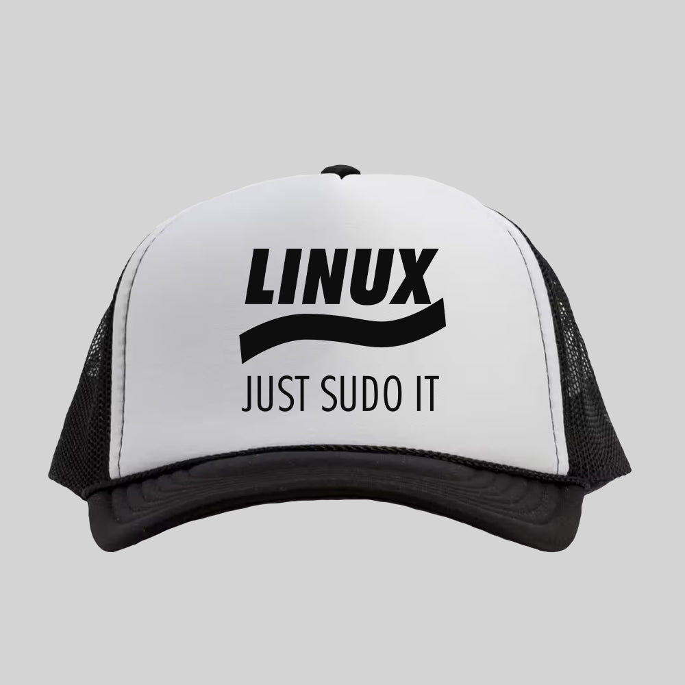 Linux Just Sudo It Trucker Hat - Geeksoutfit