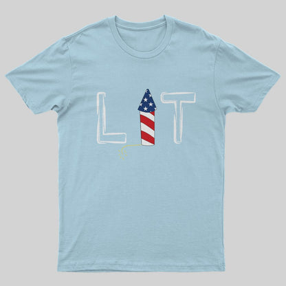 Lit Independence Day T-Shirt - Geeksoutfit
