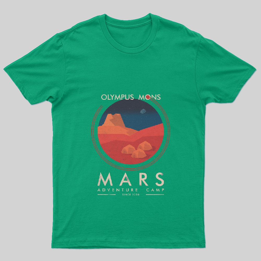 Mars Adventure Camp T-Shirt - Geeksoutfit