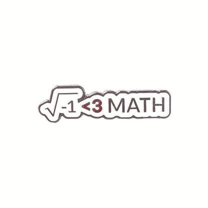 Math Enamel Pins - Geeksoutfit