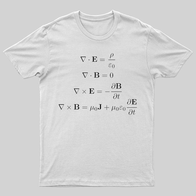 Maxwell equations Classic T-Shirt - Geeksoutfit